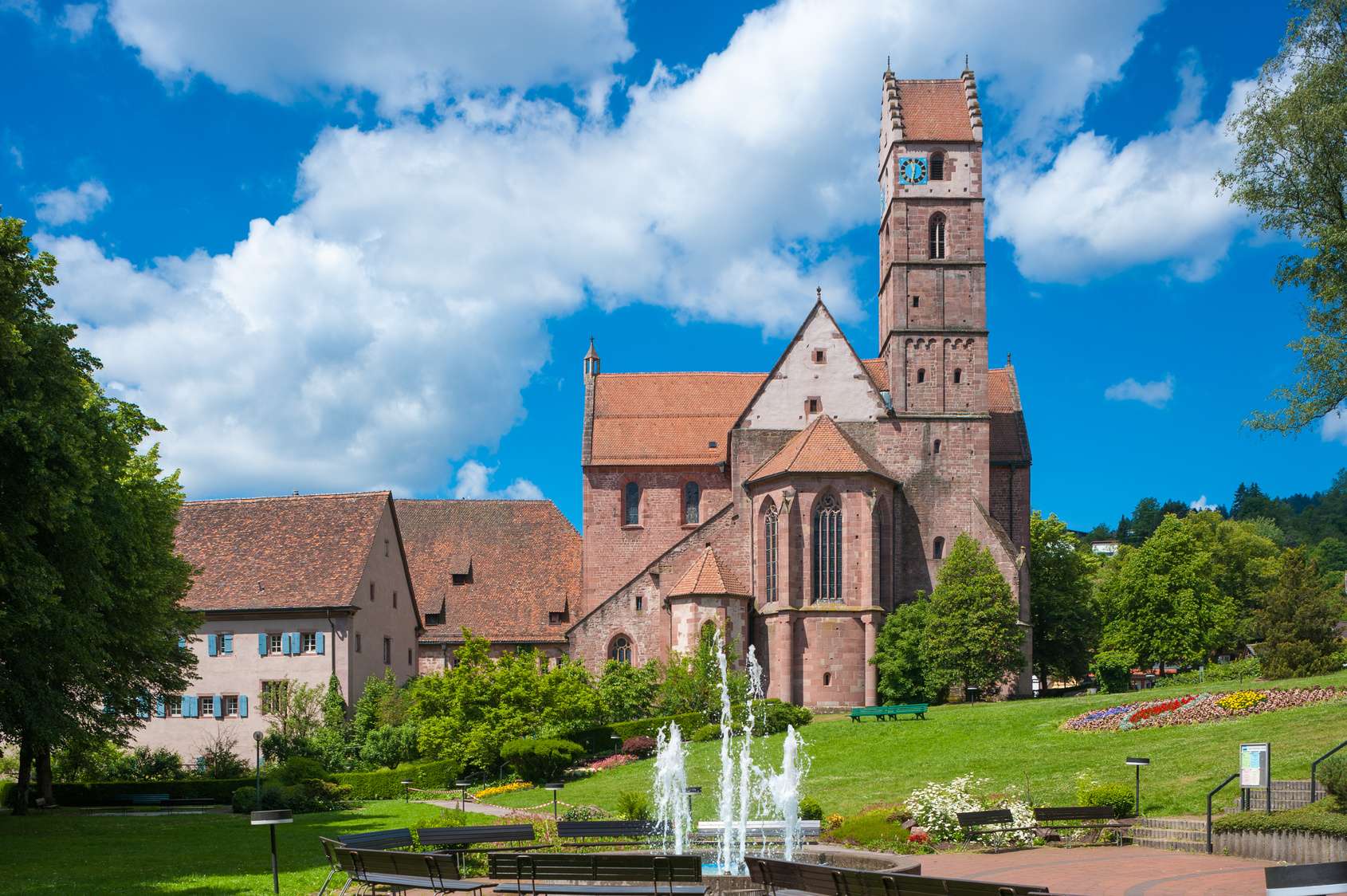 Benediktinerkloster Alpirsbach mit Brauerei und Museum