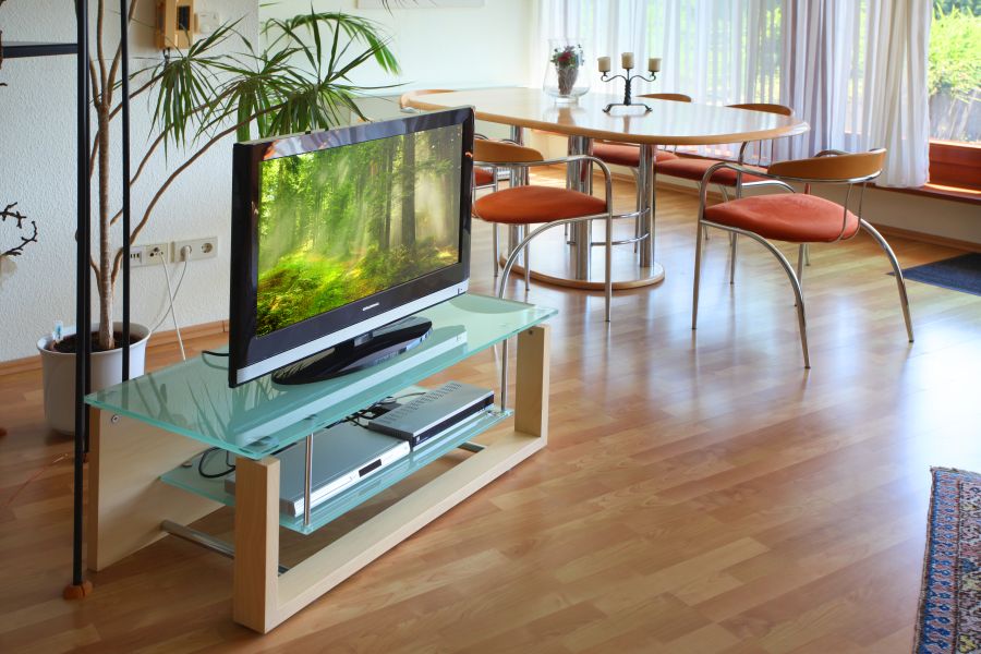 LCD Flachbildfernseher und kostenloses WLAN in der Ferienwohnung